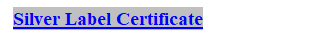 Text Box: Silver Label Certificate