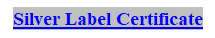Text Box: Silver Label Certificate